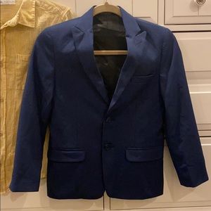 Boys Calvin Klein sports coat 10 navy blue